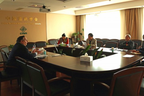 美國廢品91免费版网站工業協會到訪中國造紙學會